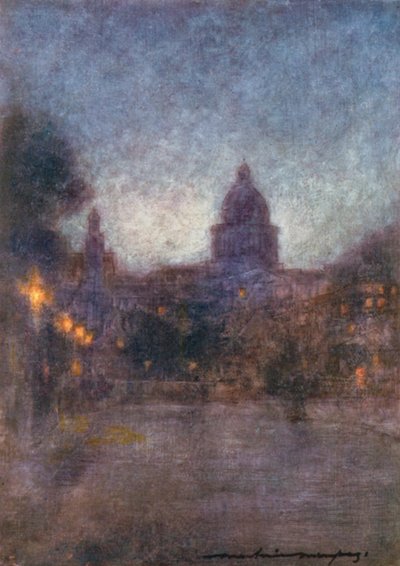 Paris by Night by Mortimer Ludington Menpes
