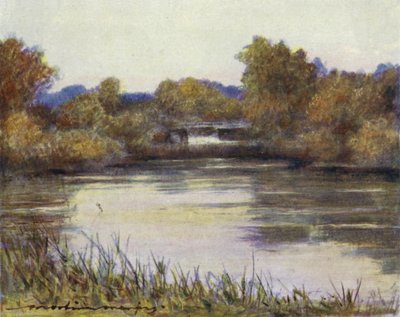 Sutton Courtney Backwater by Mortimer Ludington Menpes