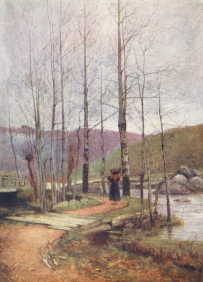 The Bridge, Pont-Aven by Mortimer Ludington Menpes