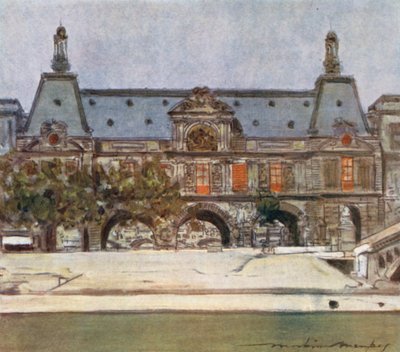 The Louvre by Mortimer Ludington Menpes