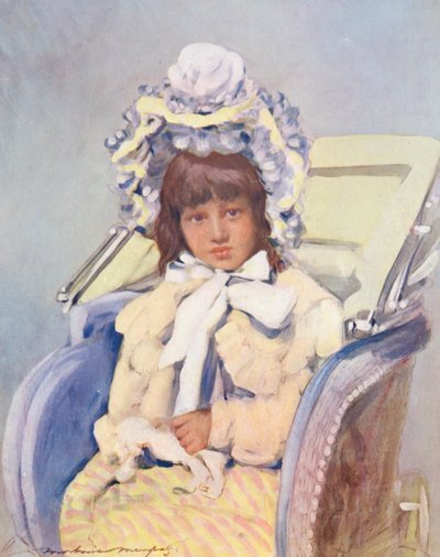 World’s Children: American, With Nurse by Mortimer Ludington Menpes