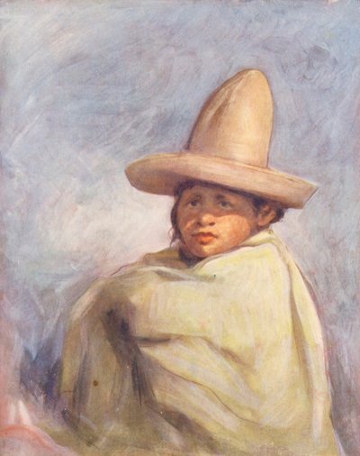 World’s Children: Mexican, At Puebla by Mortimer Ludington Menpes