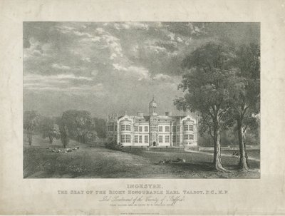 Ingestre Hall by Moses Webster