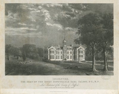 Ingestre Hall by Moses Webster