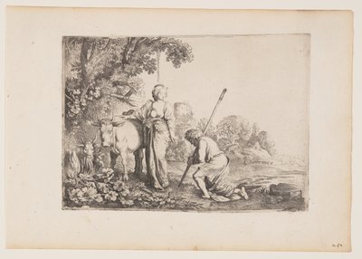 Juno Delivering Io, Plate 1 from The Story of Mercury and Argus by Moses van Uyttenbroeck