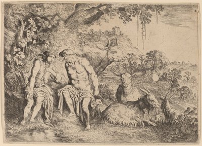 Mercury Lulling Argus to Sleep by Moyses van Uyttenbroeck