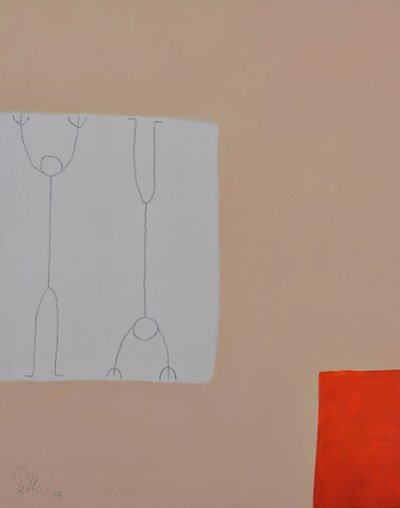 Abstract Orange Figures by Mr PETTO