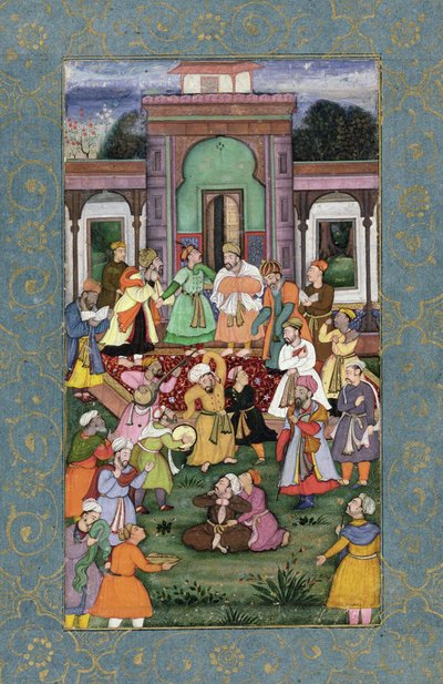 Group of Whirling Dervishes, from the Large Clive Album by Mughal School
