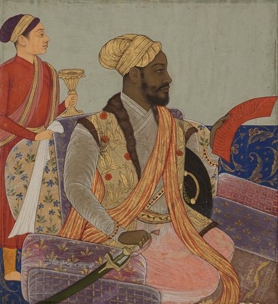 The Noble Ikhlas Khan with a Petition, c.1650 by Muhammad Khan