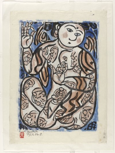 Print by Munakata Shikô