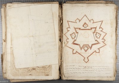 Portfolio of Drawings by Mutio Oddi of Urbino and Others - Po Fume by Muzio Oddi