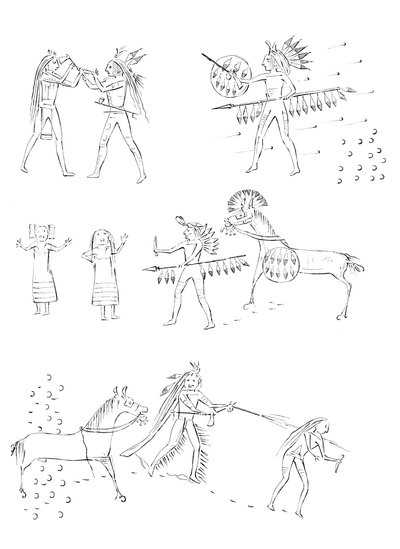 Exploits of Four Bears, Native American warrior by Myers and Co