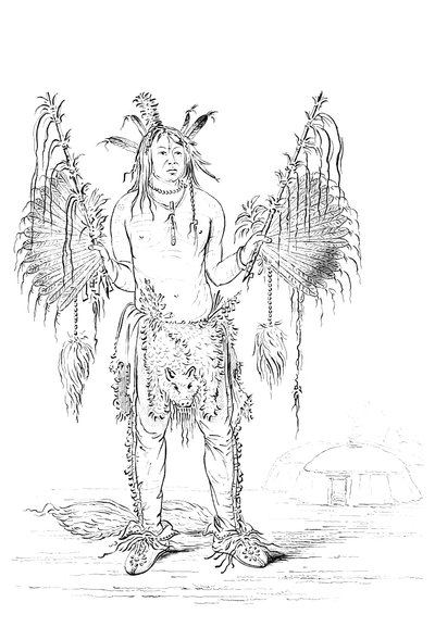 Portrait of a Native American Man by Myers and Co