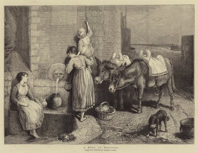 A Well at Hastings by Myles Birket Foster