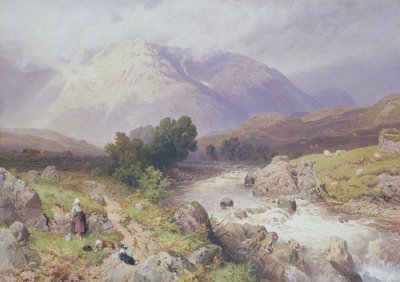 Highland Scene near Dalmally, Argyll by Myles Birket Foster