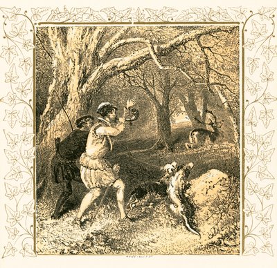 Hunting by Myles Birket Foster
