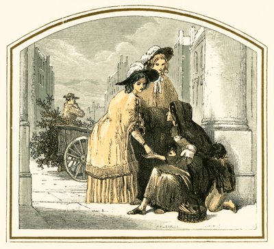 The Approach of Christmas by Myles Birket Foster
