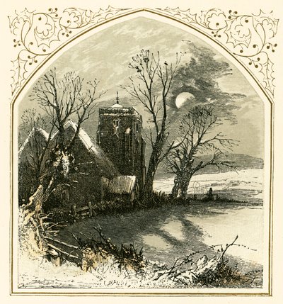 The Death of the Old Year by Myles Birket Foster