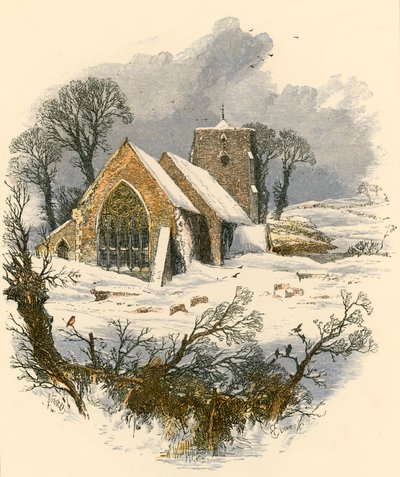 Winter Sabbath walk by Myles Birket Foster