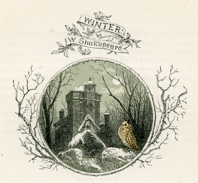 Winter by William Shakespeare by Myles Birket Foster