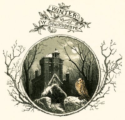 Winter by William Shakespeare by Myles Birket Foster