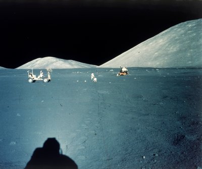 Lunar landing site, Apollo 17 mission by NASA Images