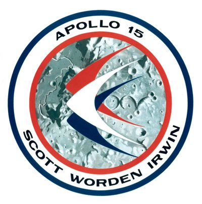 The Apollo 15 lunar mission insignia, 1971 by NASA Images