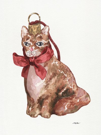Charming Cat Ornament by NKTN