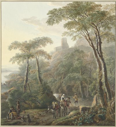 Landscape with Shepherds and Milkmaid by N. Lamme