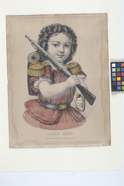 Little Hero by N. and Ives J.M. (1824 95) Currier
