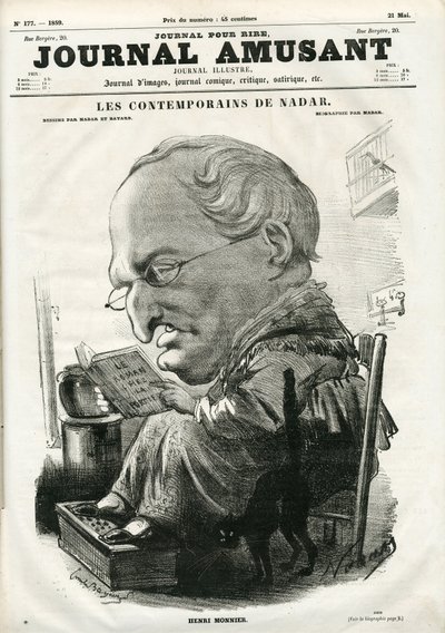 Cover of Le Journal Amusant, 05 May 1859 by Nadar