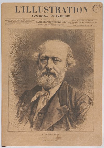 M. Viollet-le-Duc, died on 18 September 1879 by Nadar