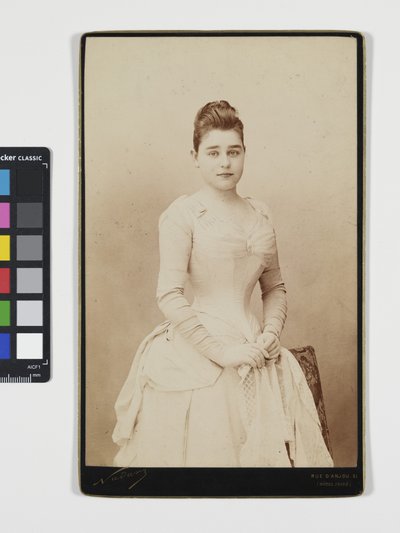 Girl in an Evening Dress by Nadar