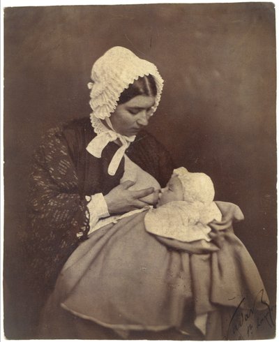 Paul Nadar at the Breast of His Wet Nurse by Nadar