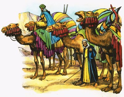 Camel Train of North Africa by Nadir Quinto