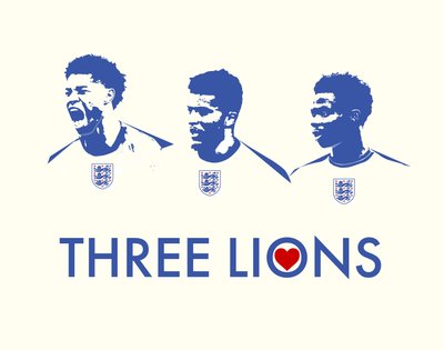 Three Lions, 2021 by Nancy Moniz Charalambous