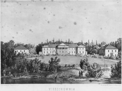 The Castle of Wierzchownia, Residence of Countess Evelina Hanska, Wife of the French Novelist Honore de Balzac by Napoleon Orda