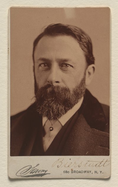 Albert Bierstadt by Napoleon Sarony