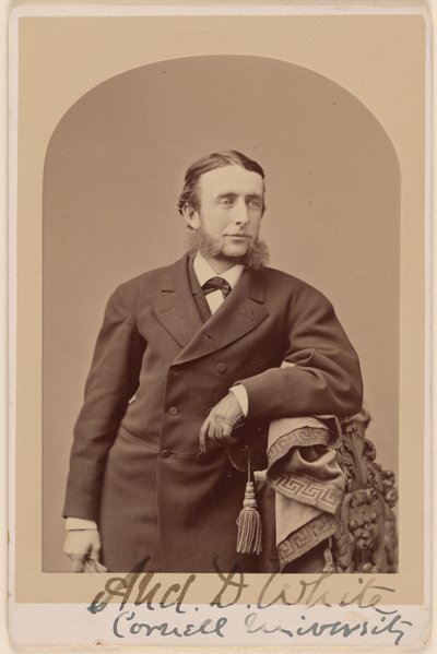 Andrew Dickson White by Napoleon Sarony