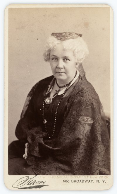 Elizabeth Cady Stanton by Napoleon Sarony