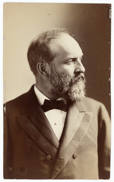 James Garfield by Napoleon Sarony