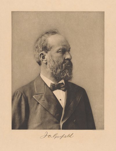 James Garfield by Napoleon Sarony