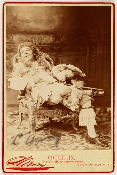 Portrait of Ernest Coquelin, Known as Coquelin Cadet, (1848-1909), Actor by Napoleon Sarony