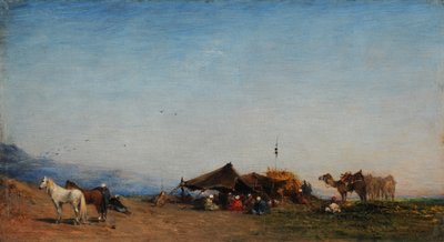 Arab Camp by Narcisse Berchere