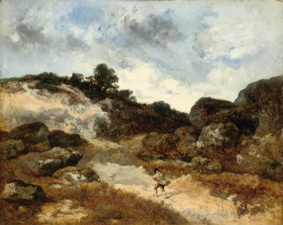 Before the Storm, a Character on the Rocky Road to Jean-de-Paris by Narcisse Virgile Diaz de la Peña