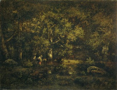 The Forest of Fontainebleau by Narcisse Virgile Diaz de la Pena