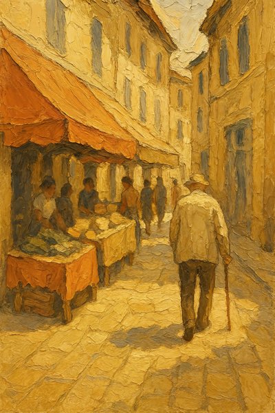 Old Town Market Stroll by Natalie Bruns