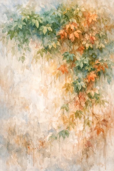 Soft Autumn Leaves by Natalie Bruns
