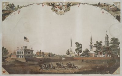 View of Public Square, Atlanta, Georgia by Nathan B. Abbott