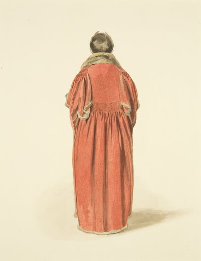 Costume of Alderman of Bristol from behind by Nathan Cooper Branwhite